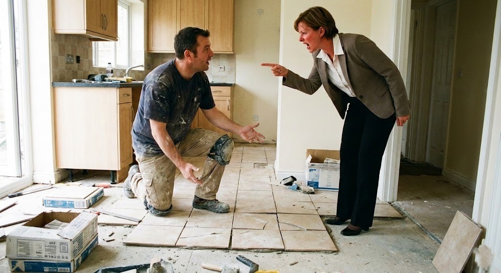 Litige suite à des travaux de carrelage comment obtenir une assistance juridique